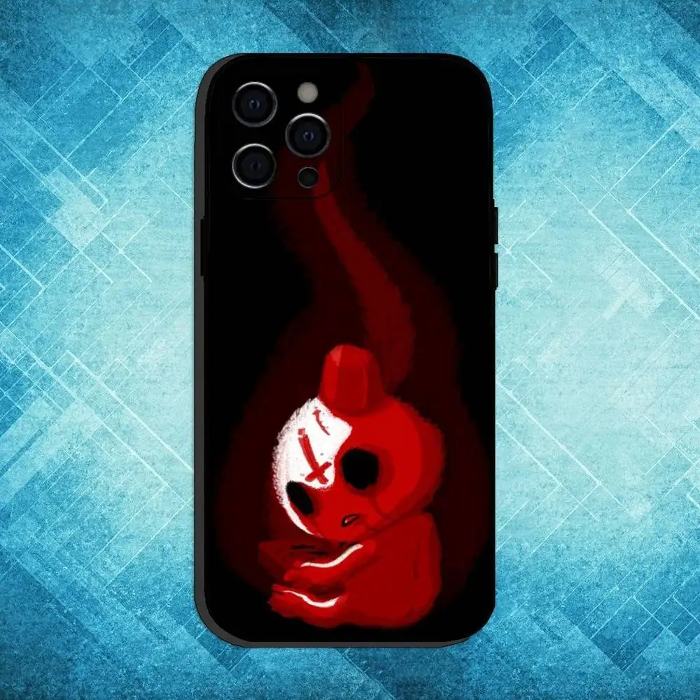 Game The Binding of I-Isaac1 Phone Case For iPhone17,16,15,14,13,12,11 Plus,Pro Max Soft Black Cover