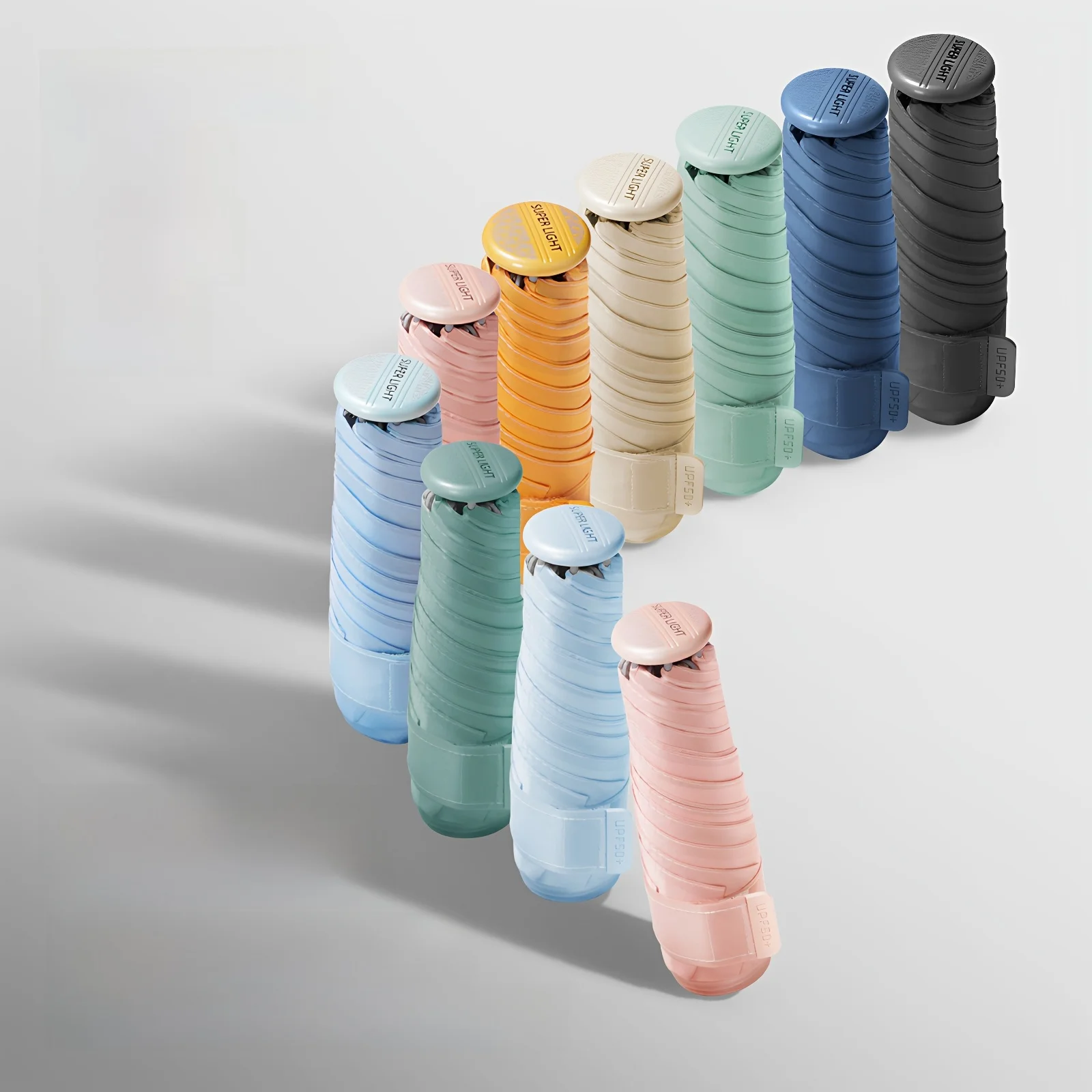 

Ультралегкий зонт Beieng Five-ket 5 см, 30 г, водонепроницаемый, с защитой от УФ-лучей, для женщин, от солнца и дождя, двойного назначения