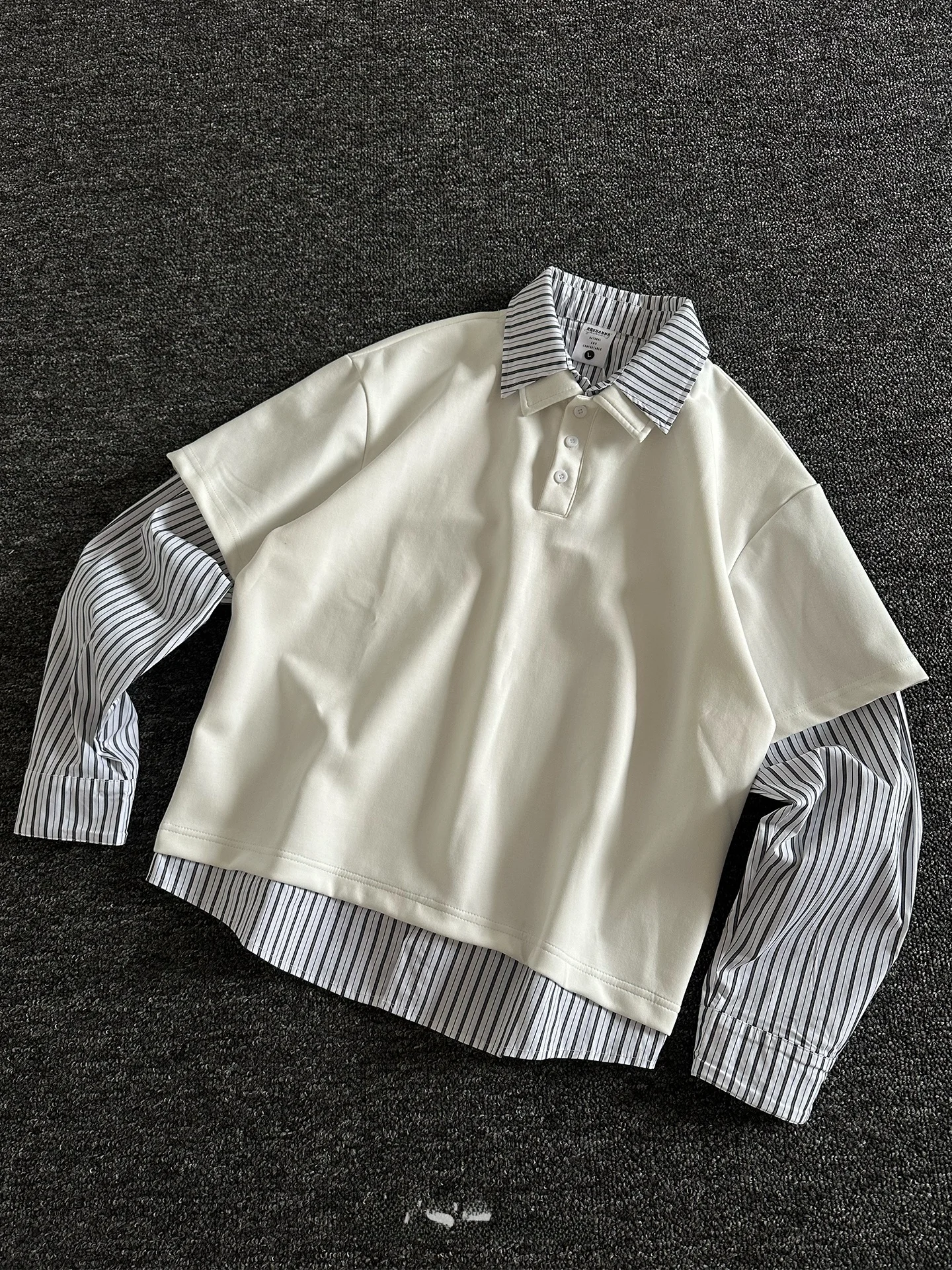

Футболка мужская Rise Brand Henry Collar с длинным рукавом, весенняя, многослойная, дышащая, из шелка и хлопка, с охлаждающим эффектом