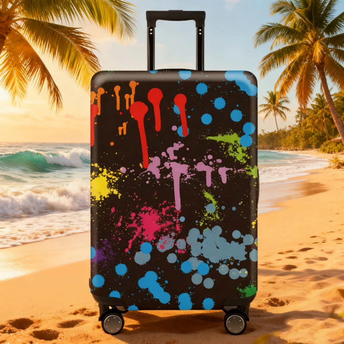 1PC Luggage Cover Suitcase Cover Protector Suitcase For 22-26 Inch Luggage Boot Washable Prevent Scratches Travel Accessories