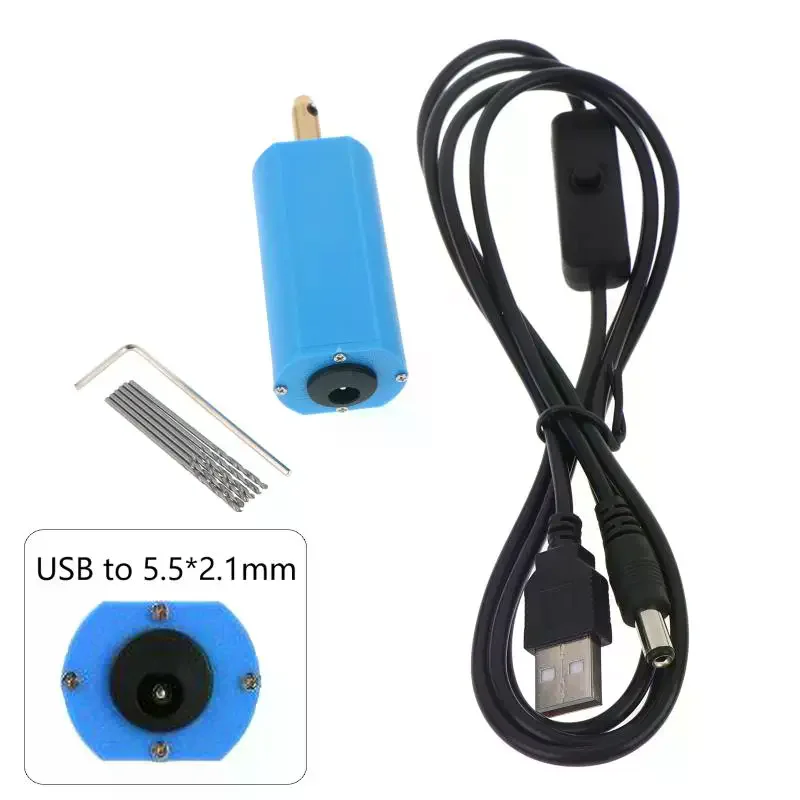 Handheld Mini Electric Drill DIY Electric USB Electric Drill Tools For Epoxy Resin Jewelry Making Drilling Holes Engraving Pen