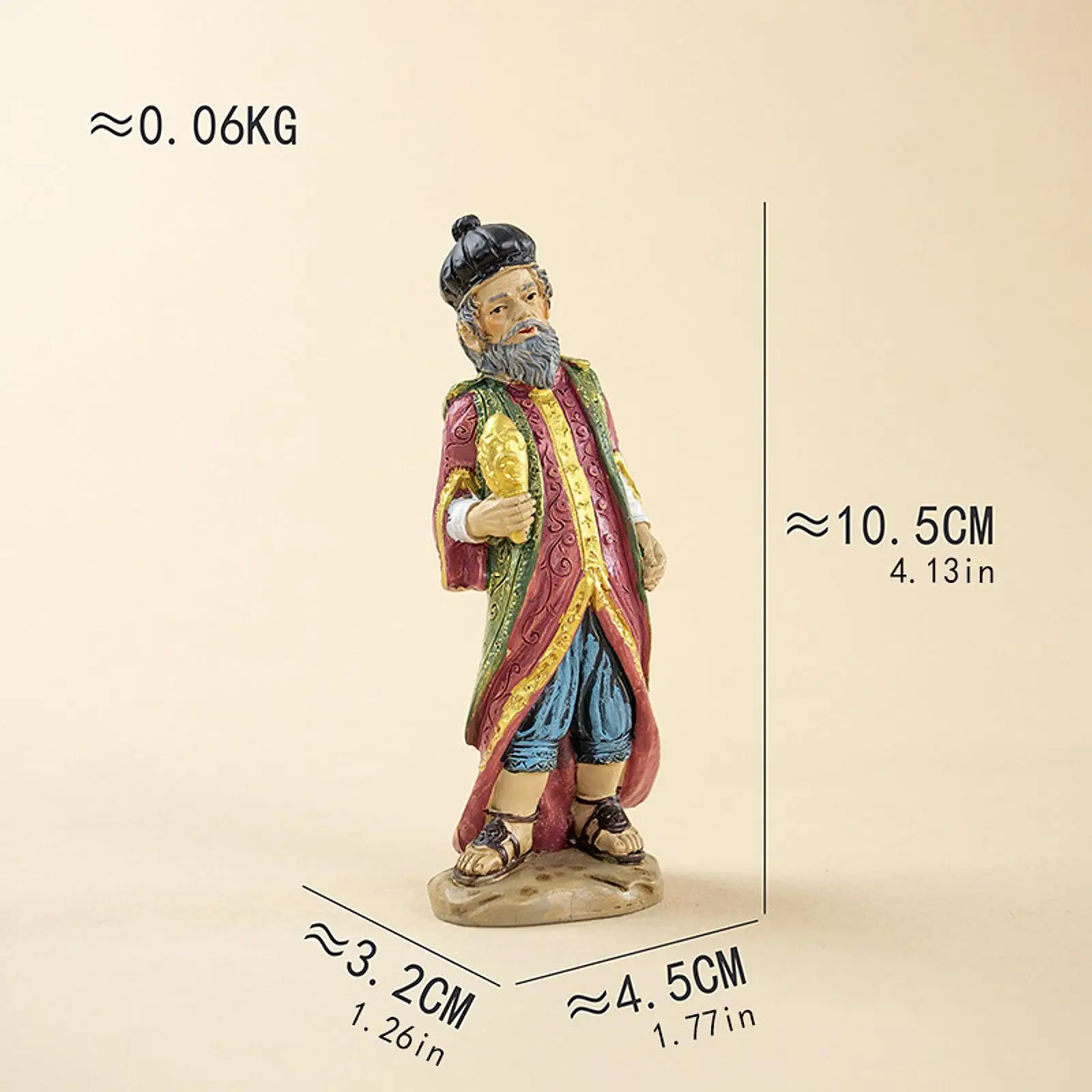 11Pcs Christmas Nativity Figurines Religious Decoration Baby Jesus Ornament Resin Small Christmas Nativity Set for Festival