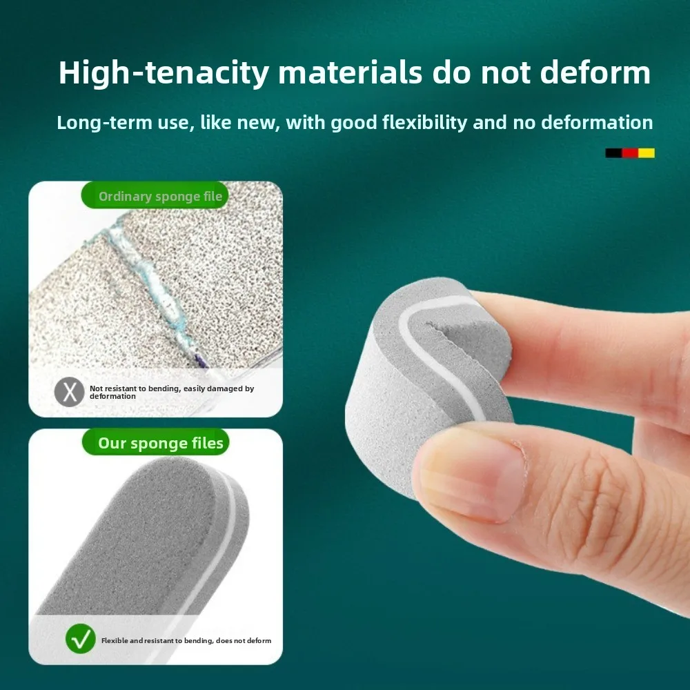 50pcs nouveaux Mini limes à ongles bricolage Double face bloc de polissage éponge outils de manucure pour ongles en acrylique