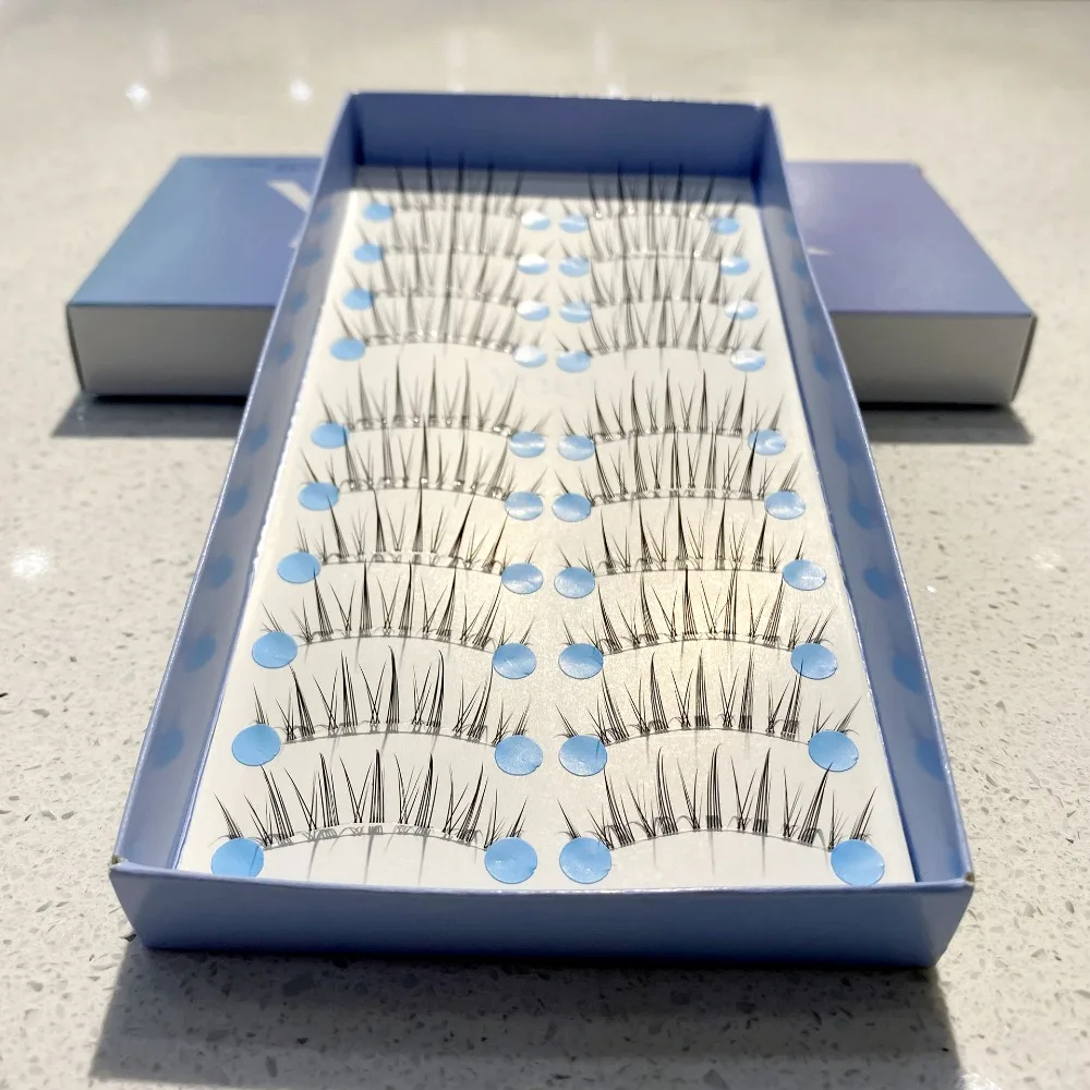 Nuevas Pestañas Postizas 3D de Pelo Sintético Suave Tipo Visón, Ligeras y Voluminosas, Herramientas de Extensión de Pestañas, Hechas a Mano, Naturales, Largas, Maquillaje de Ojos para Mujer