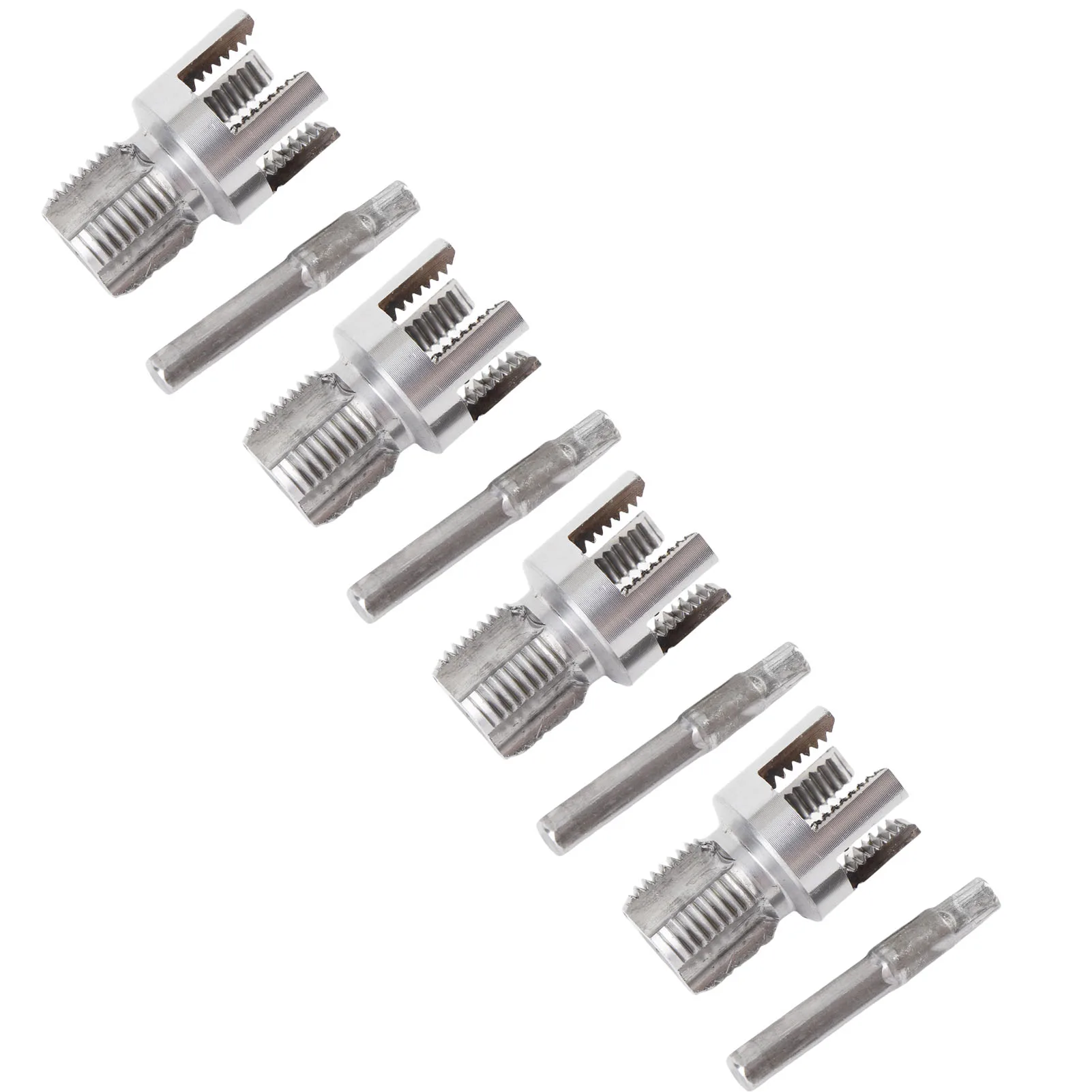 PVC Pipe Threader Kit Portable Non Slip Prevent Wear No. 45 Steel Internal External Pipe Threading Tool Incisive for Plumbing