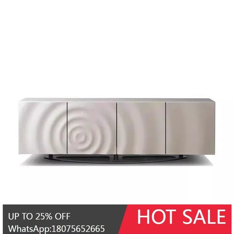 

HLZ Italian Style Light Luxury Sideboard Modern Simple Lacquer High-End Feel Living Room Bedroom TV Cabinet