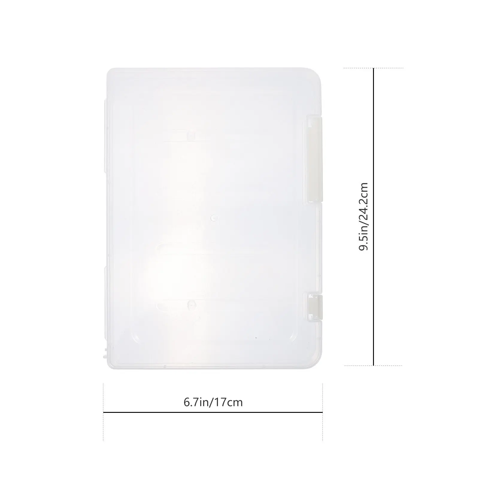 1Pcs Heavy Duty Plastic File Storage Box for Documents Certificates Magazines Papers Strong Tough Eco Friendly Desktop Document
