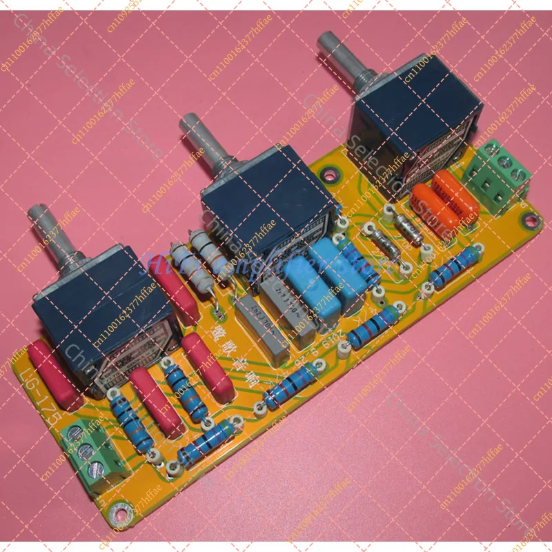 Treble, midrange, bass attenuation tone plate, continuously adjustable, Japanese ALPS 500K blue shell potentiometer LG175