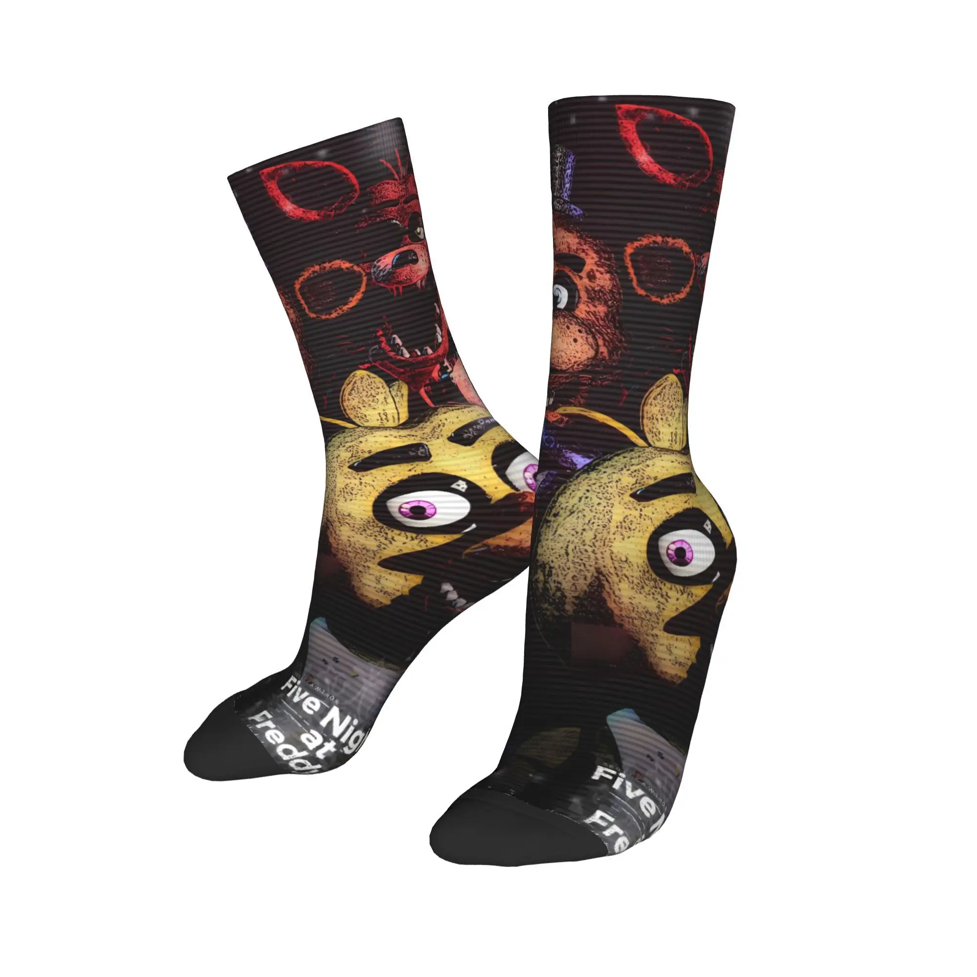 Trailer Bear Game Stockings  Casual Socks Men's Quality Socks Winter Outdoor Sports Design Non Skid Socks Birthday Gift