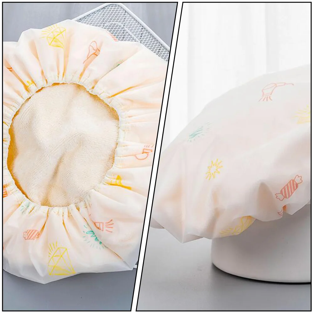 

PEVA Dry Cap Fast Drying Head Towel Shower Caps Delicate Hair Towels Hair Care Accessories Bath Textiles PEVA Material Safe