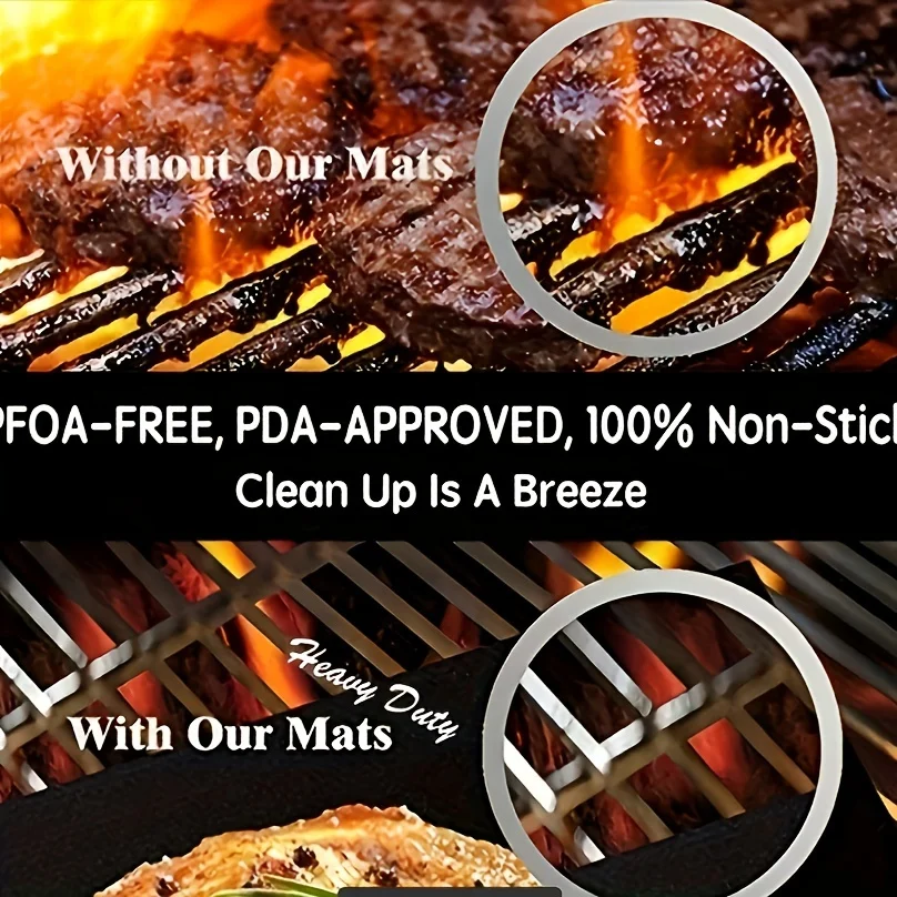 4 قطع من حصيرة الخبز المصنوعة من السيليكون المثقبة غير اللاصقة، بطانة ألواح الفرن للبسكويت والمعجنات سهلة الإصدار للطعام في المطبخ الأساسية