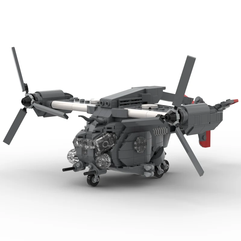 

Popular Game Vertibird V2 Model MOC Building Bricks War Equipment Modular Technology Assemble Children Toys Suit Gifts Holiday