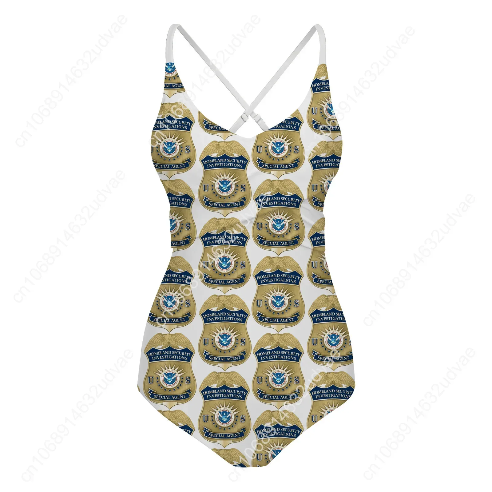 Homeland Security Investigations Swimsuit Womens Sling Swimsuits Personalized Sexy Swimwear Pool Summer Customize Bathing Suits