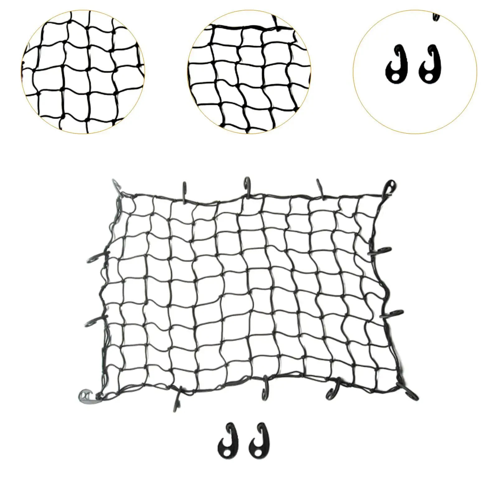 Filet de Chargement Générique, Installation Simple, observateur, Multifonctionnel avec Clips RapDuty pour les Petites et Grandes Charges Extérieures