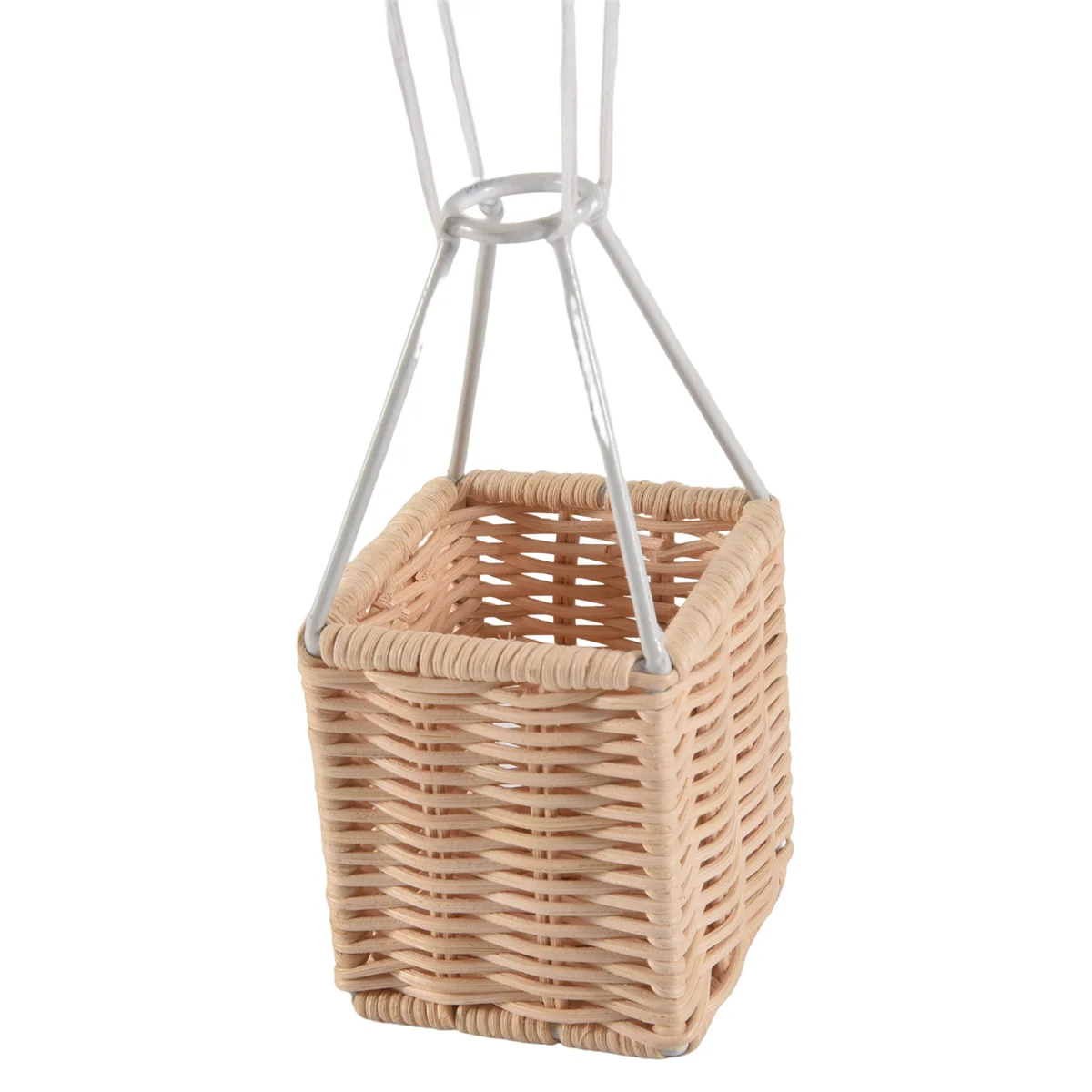 Balão de ar quente do Rattan à mão, decoração do berçário boêmio, parede do quarto das crianças, adereços fotográficos