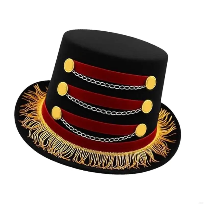 قبعة شطرنج الجاز قبعة شطرنج للعروض المسرحية قبعة للبالغين Y166 #5