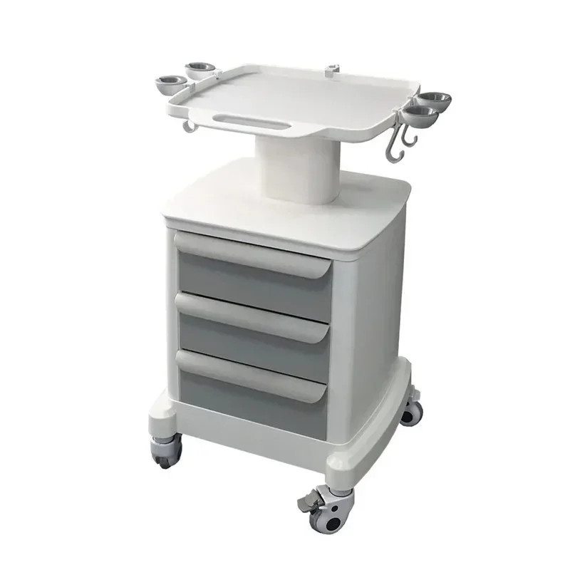 Beauty Instrument Cart with Drawer Ultrasonic Knife Small Bubble Skin Management Mobile Base Putting Equipment Rack