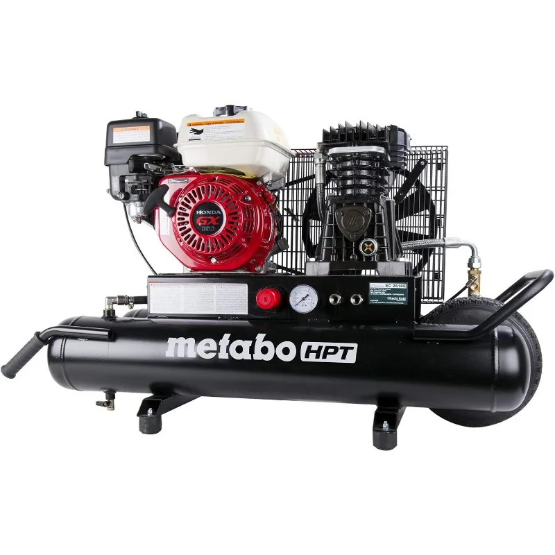 Air Compressor, Wheeled, 8-Gallon, Gas Powered, GX Engine (EC2510E)