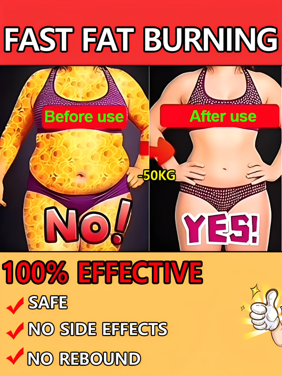 اضغط على الأشياء السيئة، فقدان الوزن بسرعة وتخلص من الدهون #1