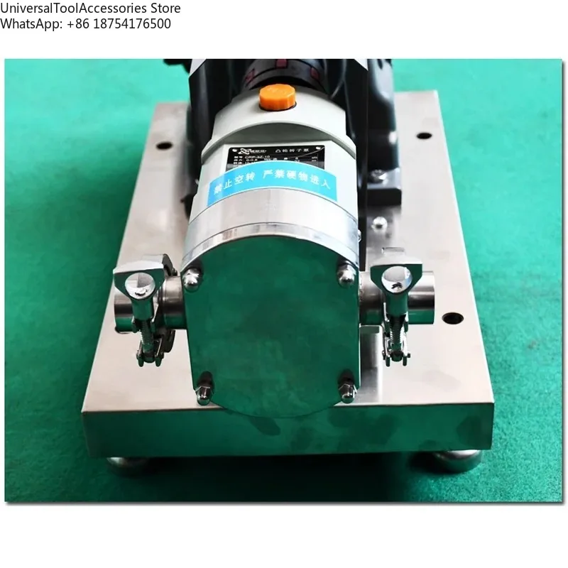 High Viscosity Transfer Pump - Stainless Steel Cam Rotor Pump  Sanitary Food Pump for Maltose  Hot Pot Base  Jam & Colloid
