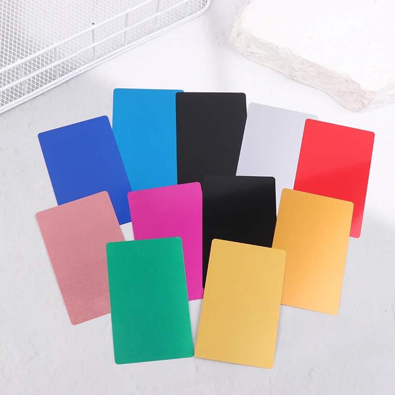 

50 шт. заготовок для лазерной гравировки, алюминиевые листы для лазерной гравировки, универсальные подарочные карты для самостоятельного изготовления