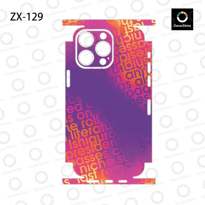 

Красочная наклейка-скин для iPhone 17, 16, 15, 14 Pro Max: Новая защитная пленка-наклейка премиум-класса для задней панели