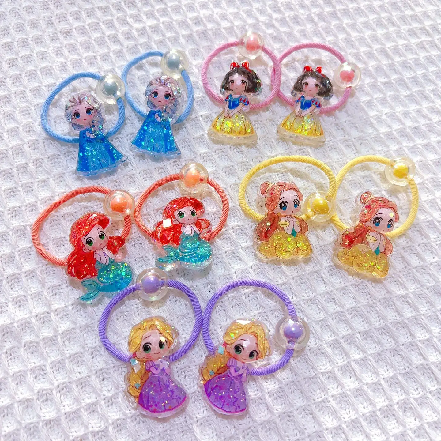 

Kawaii for HelloKitty Hair Accessories Kuromi Hair Bands Anime Hair Rope High Elastic Headband for Girls Gifts for Kids