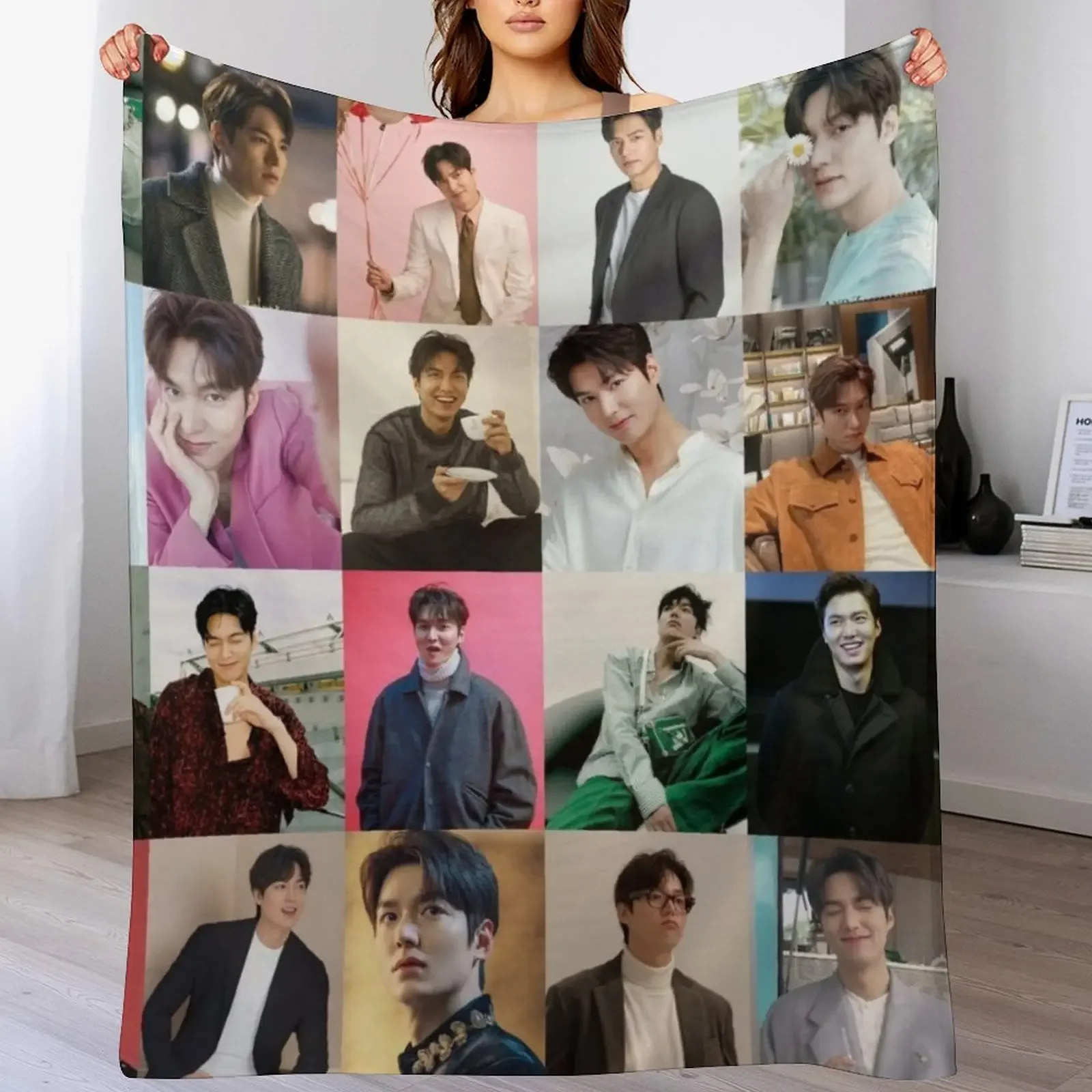

lee min ho Throw Blanket For Decorative Sofa Blankets For Bed Fashion Sofas Tourist Blankets