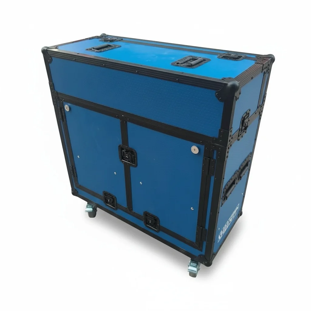 

ATA Flight Case, Aluminum Plywood Heavy Duty Road Case, Waterproof Fireproof Flip-Down Design Equipment Protection Case