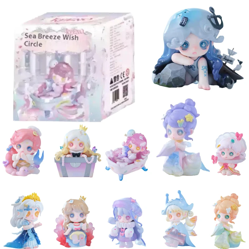 

Ghost Keeno Generation 3 Wish To The Sea Breeze Series Blind Box Princess Rose Anime Figures Kawaii Collection Decoration ToyS