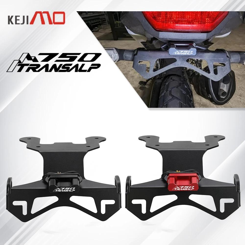 For HONDA XL750 TRANSALP XL 750 2023 2024 2025 2026 Motorcycle License Plate Holder Bracket Rear Tail Tidy Fender Eliminator Kit