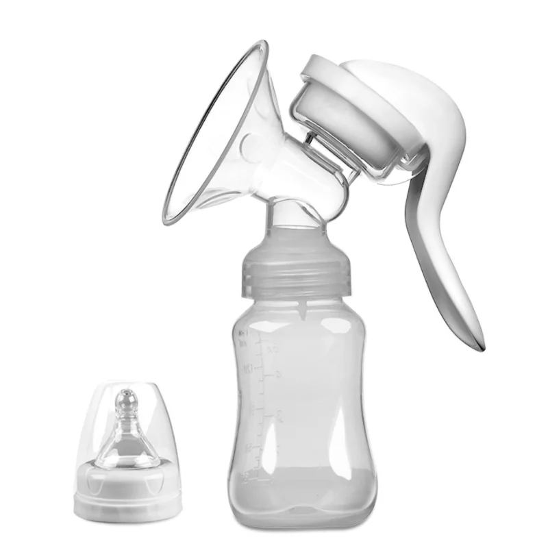 Feeding Manual Breast Pump Safty Hand-type Breast Pump Baby Milk Bottle Nipple With Sucking Function Baby Product Mother Use