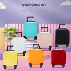 Internet famoso carrinho para crianças, Universal Wheel Travel Box, caixa de presente bonito dos desenhos animados, bagagem