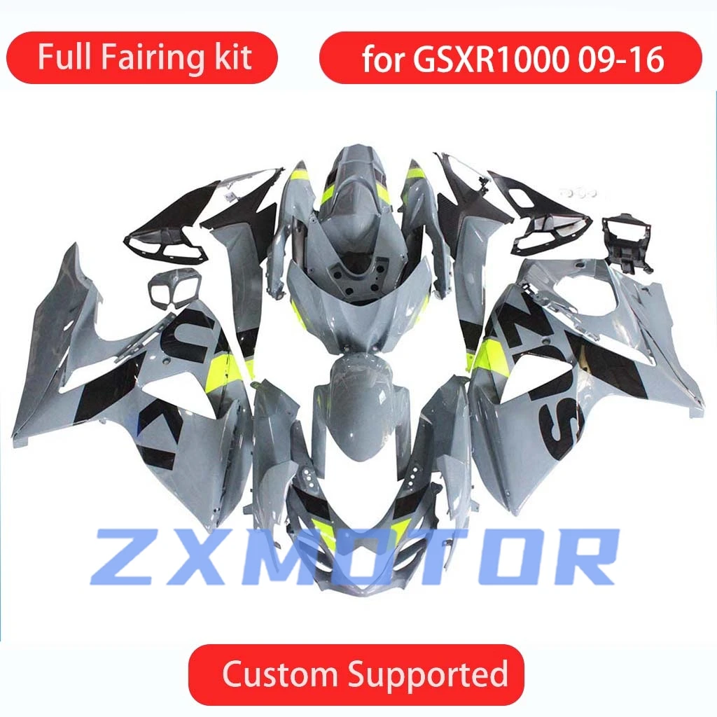 Spritzguss-Verkleidungssatz GSXR 1000 2009 2010 2011 2012 2013 2014 2015 2016 ABS-Kunststoff Motorradverkleidungen für GSXR1000 09-16