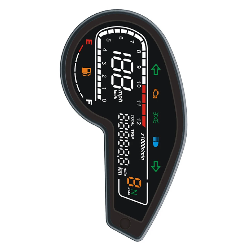 Motorcycle Speedometer Oil Gauge Tachometer Digital Meter Instrument Cluster Turn Signal Light Indicator For NXR150 dm150 MRX125