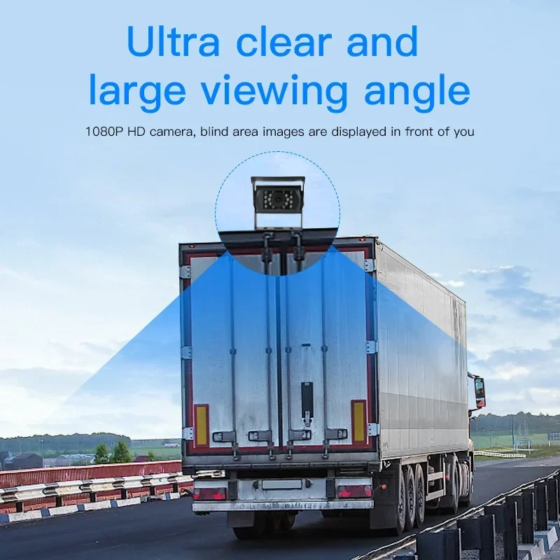 Bus Truck 4CH SD Mobile DVR 360 Surround View Sistema di telecamere da 7 pollici Videoregistratore digitale 1080P MDVR