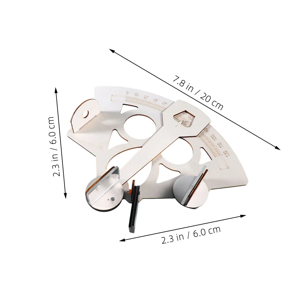 2-teiliges nautisches Messgerät, wissenschaftliches Spielzeug, Spielzeugmodell, Schulprojekt, Experimentiersets, Holz, pädagogisch