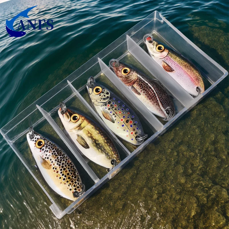 

ANFS 1 шт./5 шт. металлическая рыболовная приманка-спиннер, литейная ложка, искусственная приманка для пресной и соленой воды