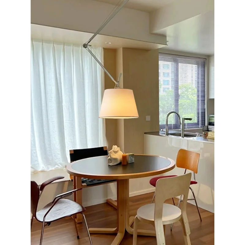 Industrial wind rocker arm restaurant light o retro displaceable chandelier study simple designer lamp