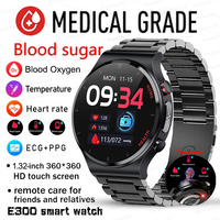 Blood Sugar ECG+PPG Smart Watch Sangao Laser Therapy Health Heart Rate Blood Pressure Fitness Watches IP68 Waterproof Smartwatch