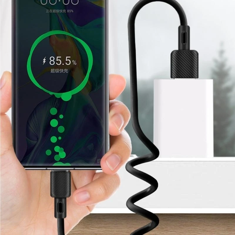 확장 가능한 USB ~ USB C 케이블 빠른 충전 코드 데이터 라인 남성 남성 커넥터 와이어 태블릿 폰 노트북.
