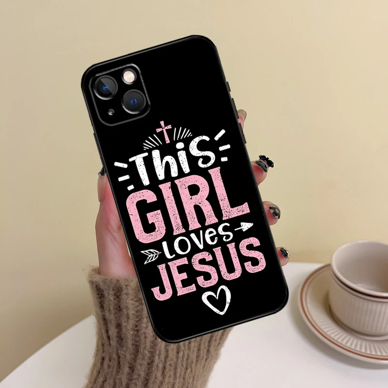Faith Christian Jesus Phone Case For iPhone 14 13 12 11 15 16 Pro Max 7 8 Plus X XR XS Max 12 13 Mini Cover Case