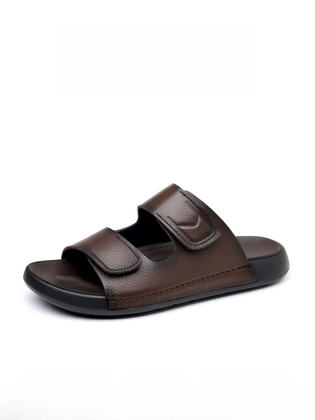 Sandalias de Hombre de Piel Vacuna de Secado Rápido JIUYU BULL, Sandalias de Playa Casuales para Exteriores, Antideslizantes,...