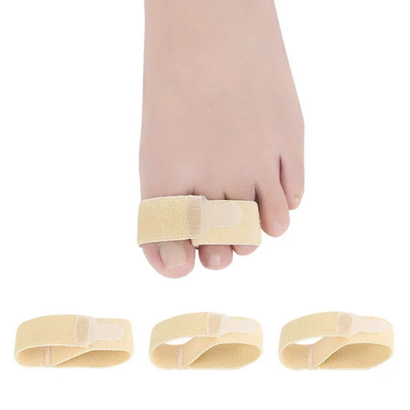 Stof Teen Vinger Stijltang Hamer Teen Hallux Valgus Corrector Bandage Teen Separator Spalk Wraps Voet Stretcher Zorg Tool