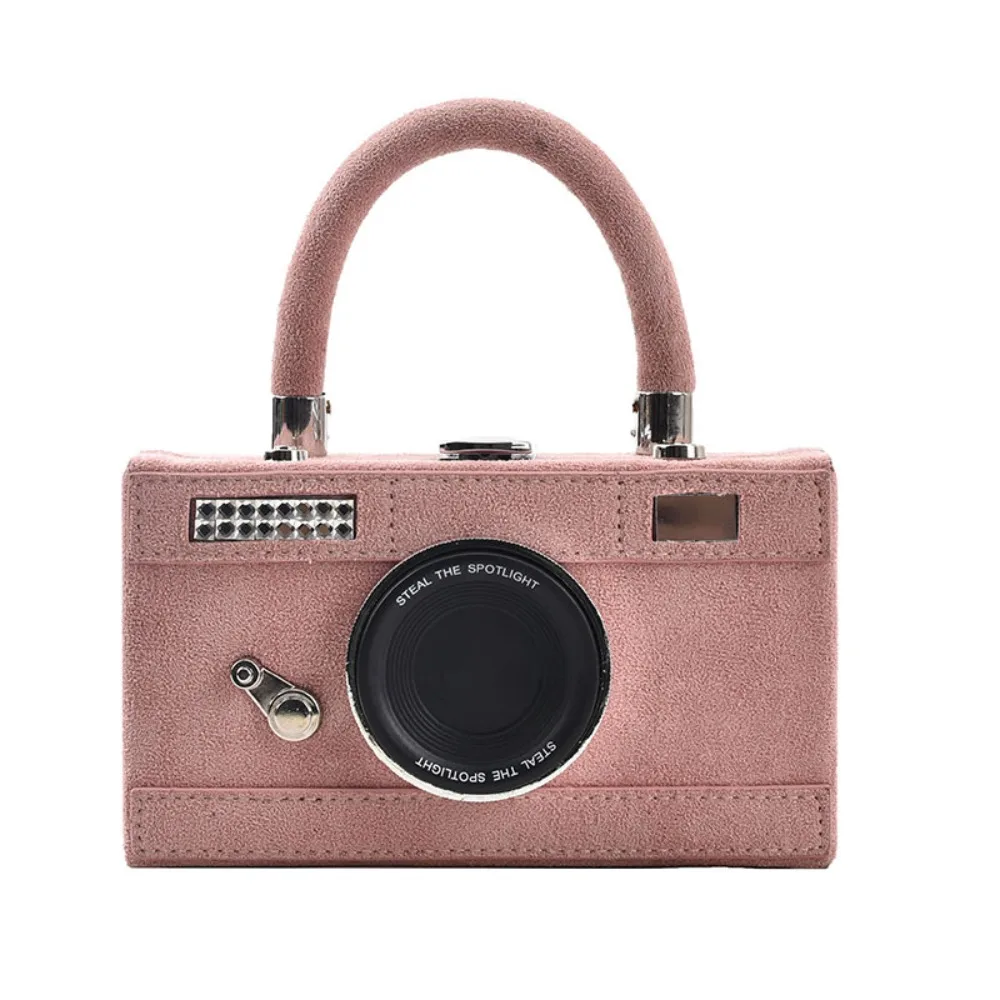 

Elegant PU Camera Shoulder Bag Matte Small Bag Funny Box Bag Crossbody Bag Shoulder Bag Party