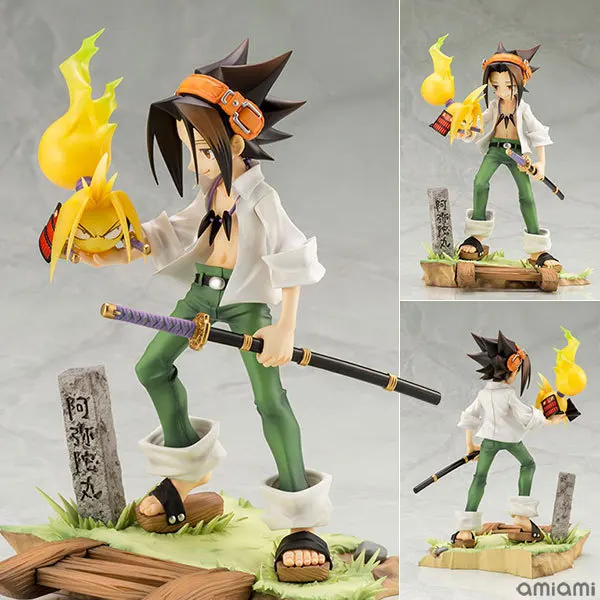 

18cm Shaman King Yoh Asakura 1/8 Scale Boxed Model Figure PVC Collectible Toy Desktop Decoration Gift for Shaman King Fans