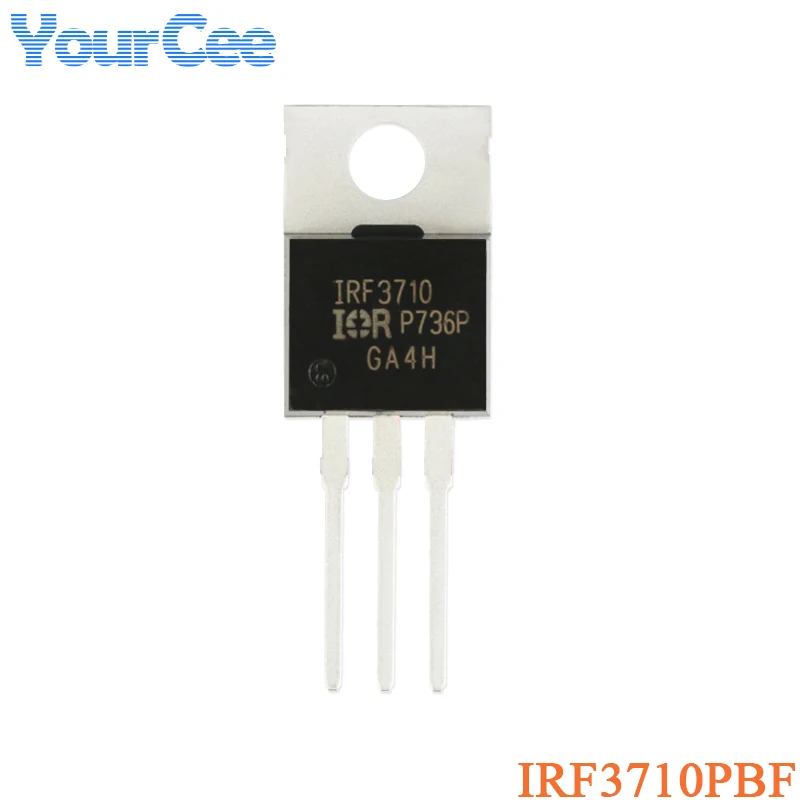 5pcs IRF3710PBF IRF530NPBF IRF530 IRF530NPB IRF3710 TO-220 N Channel 100V 57A 17A In-line Transistor MOSFET IC