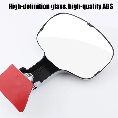 백미러 와이드 백미러 강력한 접착제 광각 외부 트럭 자동차 용 사각 지대 액세서리 감소