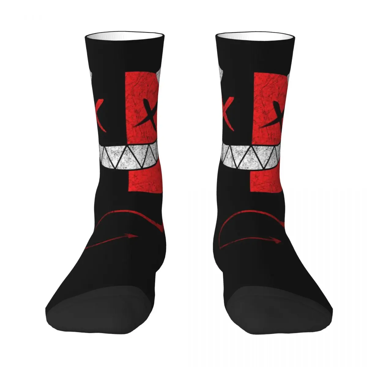 Monster Face cosy Unisex Socks,Running Happy 3D printing Socks,Street Style Crazy Sock