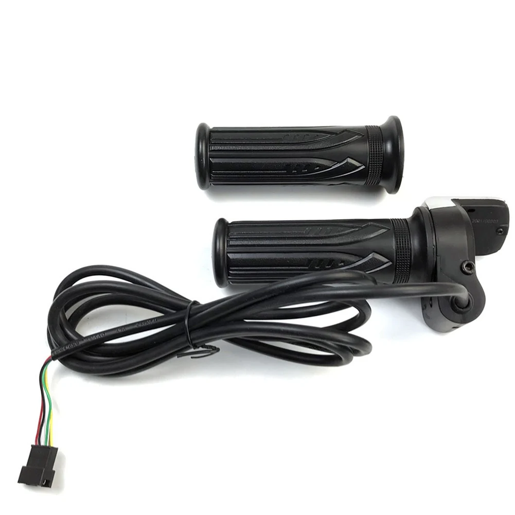 

Handlebar Grip Throttle Handle 36V 6 Wire ABS+Rubber About 300g Throttle Grip With LCD Display Outdoor High Quality Nice